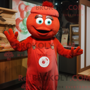 Mascot character of a Red...
