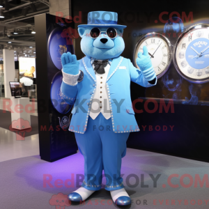 Postava maskota Sky Blue...