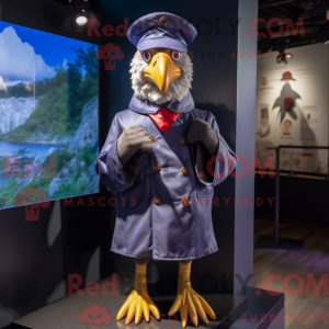 Mascot character of a Navy...