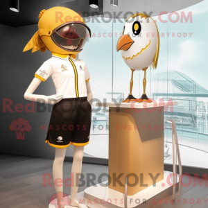 Mascottefiguur van een...