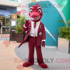 Mascot karakter van een...