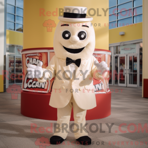 Mascot character of a Cream...