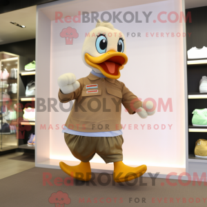 Postava maskota Tan Duck...