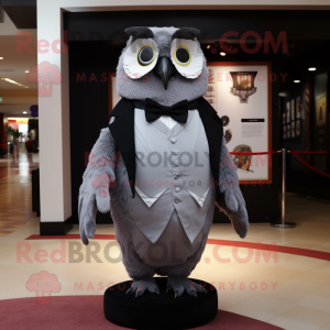 Gray Owl maskot kostyme...