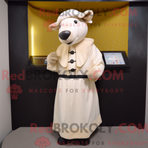 Mascot character of a Cream...