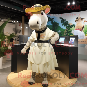 Mascot character of a Cream...
