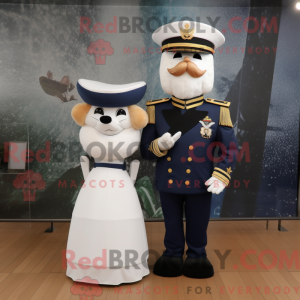 Maskotfigur af en Navy...