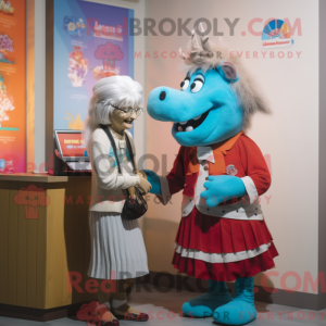Postava maskota klisny v...