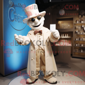 Mascottefiguur van een...