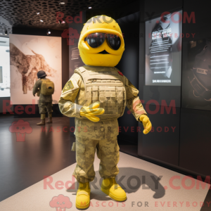Maskottchen eines Soldaten...