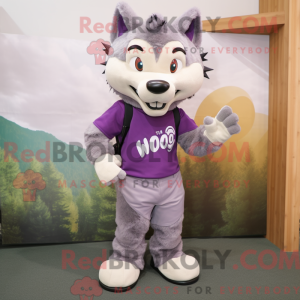 Personaggio mascotte Purple...