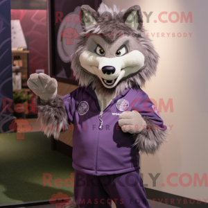 Personaggio mascotte Purple...