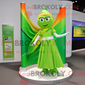 Mascot character of a Lime...