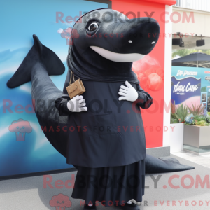 Maskottchen eines schwarzen...