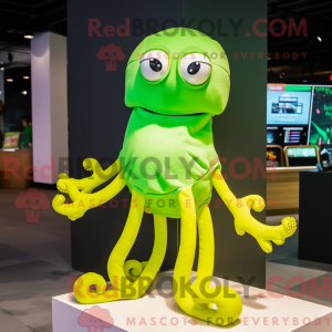 Mascot character of a Lime...