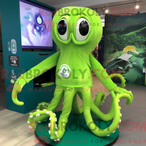 Mascottefiguur van een...