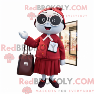 Mascottekarakter van een...