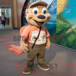 Personnage mascotte d un...