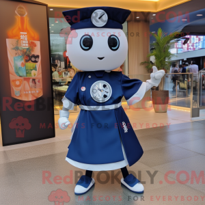 Mascottefiguur van een...