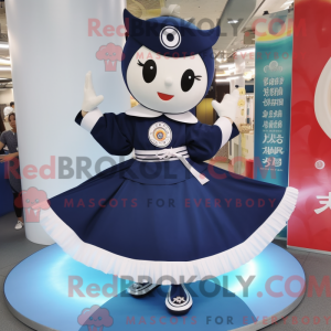Mascottefiguur van een...