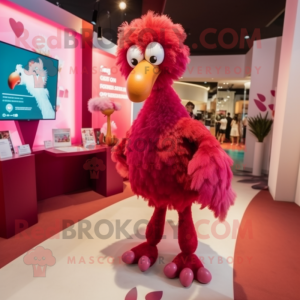 Maroon Flamingo mascotte...