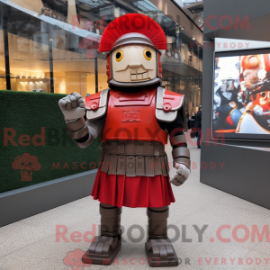 Mascot character of a Roman...