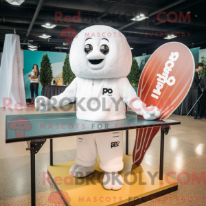 Mascot character of a White...