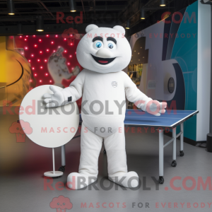 Mascot character of a White...
