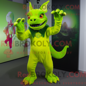 Mascot character of a Lime...