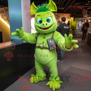 Mascot karakter van een...