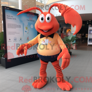Mascot character of a Peach...