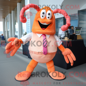 Mascot character of a Peach...