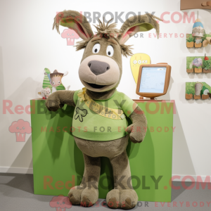 Mascottefiguur van een...