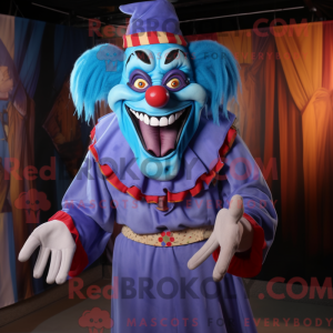 Mascot character of a Blue...