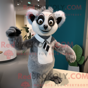 Maskotkarakter av en lemur...