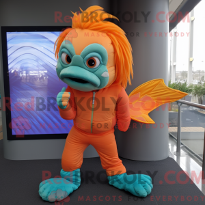Personnage mascotte d un...