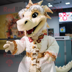 Cream Dragon mascotte...