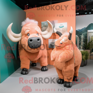 Mascot karakter van een...