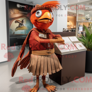 Mascot character of a Rust...