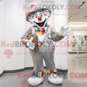 Mascot character of a Gray...