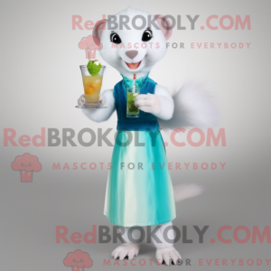 Mascot character of a White...