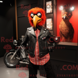 Mascot character of a Red...