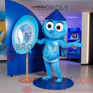 Postava maskota Blue Plate...