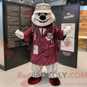 Mascot character of a...