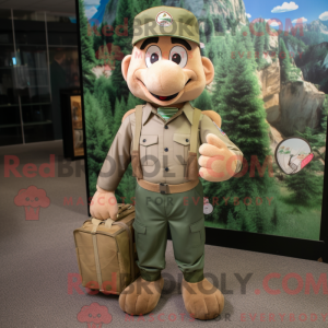 Mascottefiguur van een...