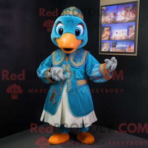 Mascot karakter van een...
