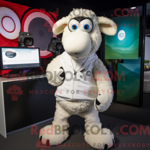 Mascot character of a White...