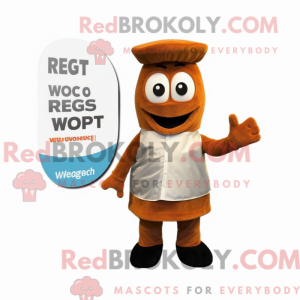 Mascot character of a Rust...