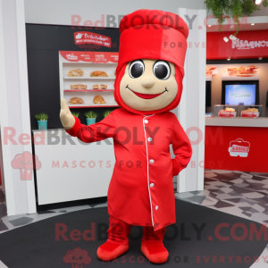 Mascot character of a Red...