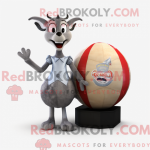 Mascot character of a Gray...